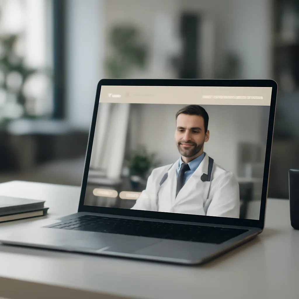 Doktor için profesyonel web sitesi ve dijital çözümler