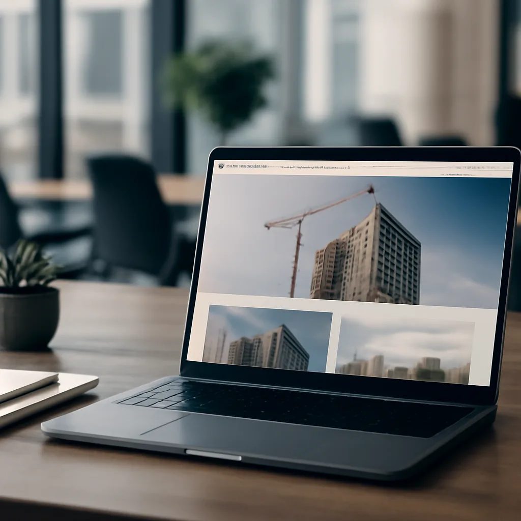 İnşaat Müteahhidi için profesyonel web sitesi ve dijital çözümler