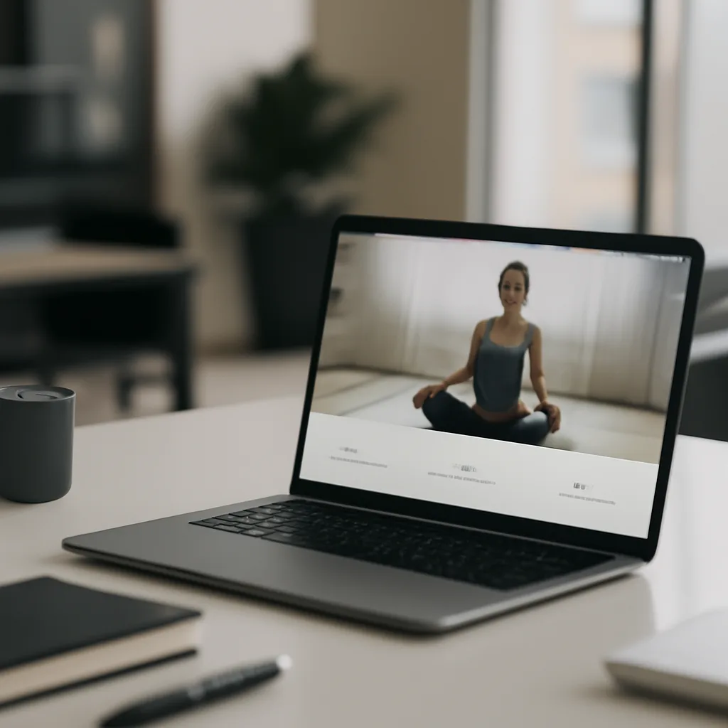 Yoga Eğitmeni için profesyonel web sitesi ve dijital çözümler