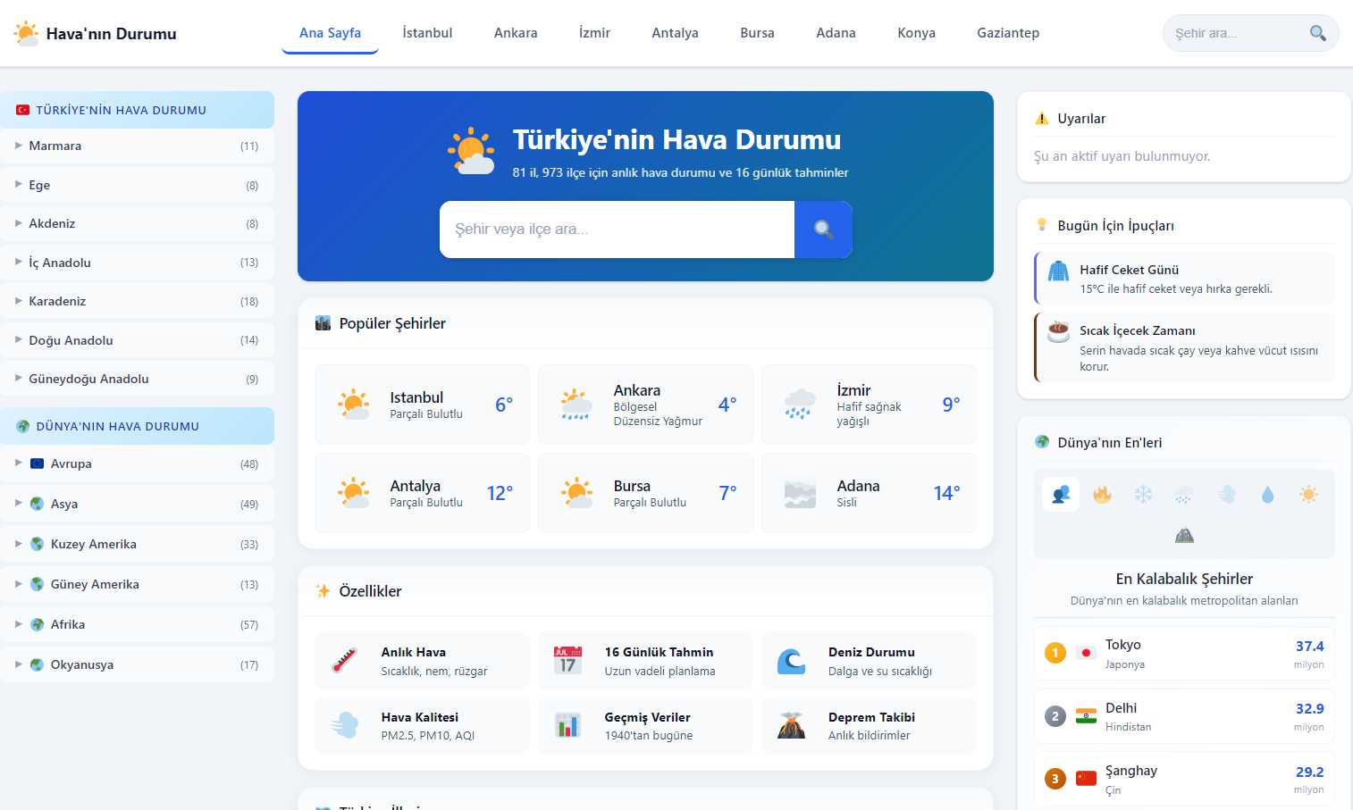 HavaninDurumu.com - Hava Durumu Portalı