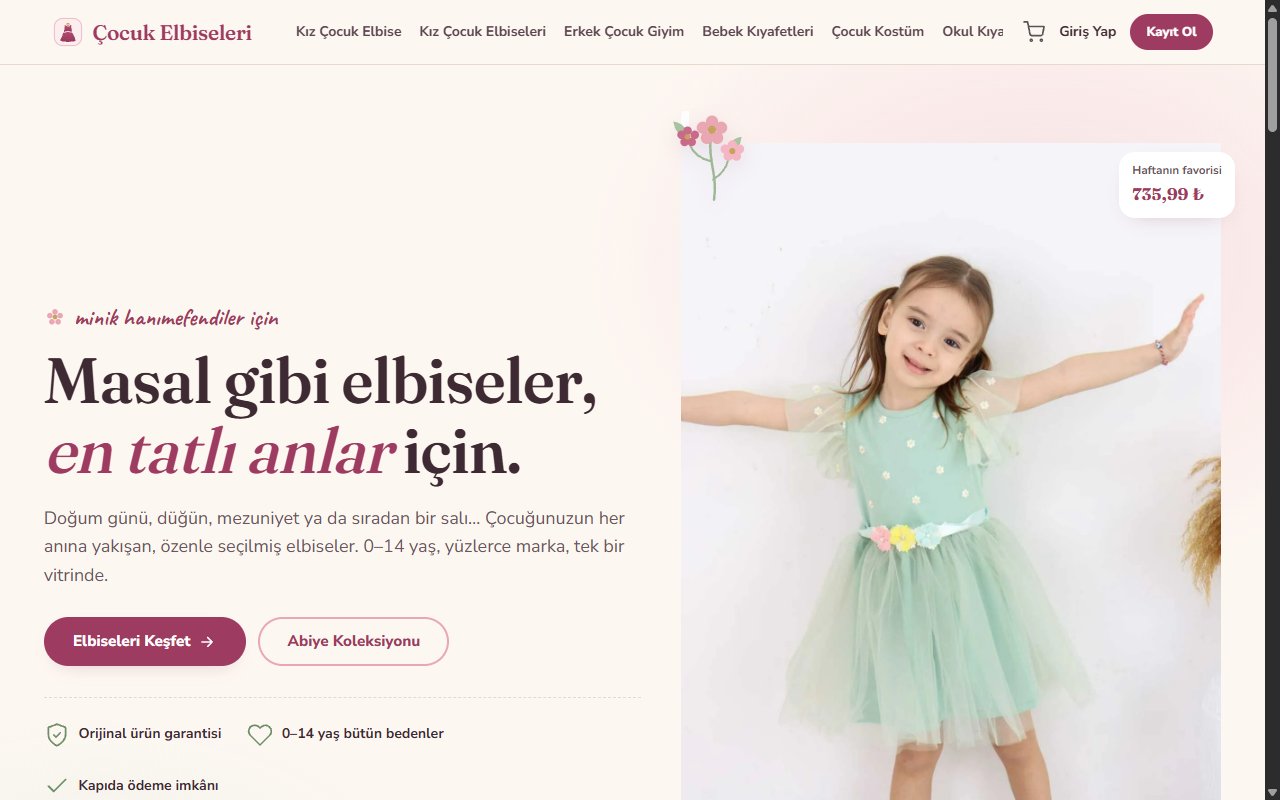 Çocuk Elbiseleri — Çocuk Giyim E-Ticaret Sitesi