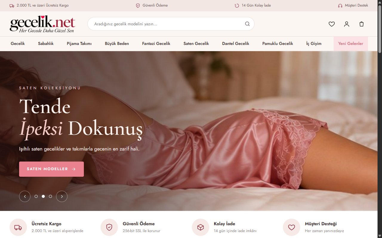 Gecelik.net — Gecelik Modelleri E-Ticaret Sitesi