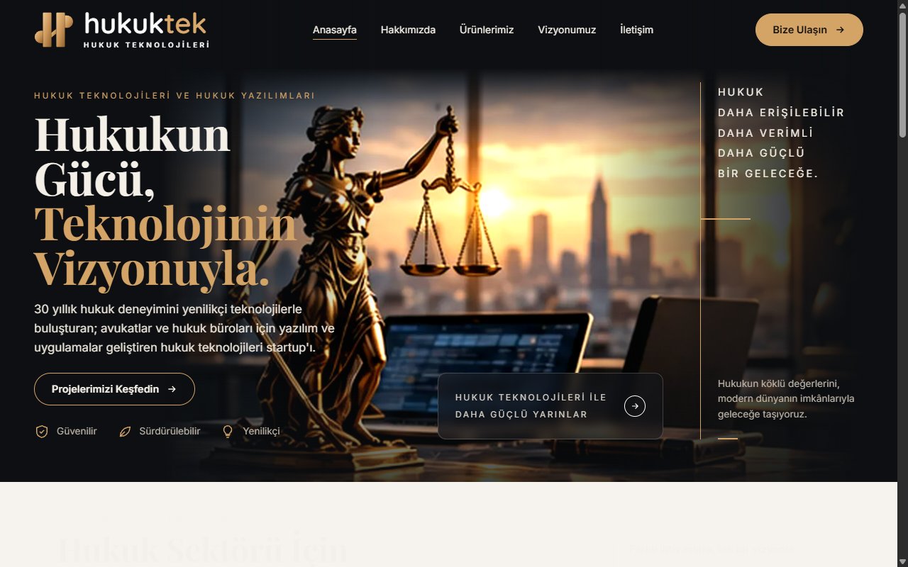 Hukuktek — Hukuk Teknolojileri ve Yazılımları