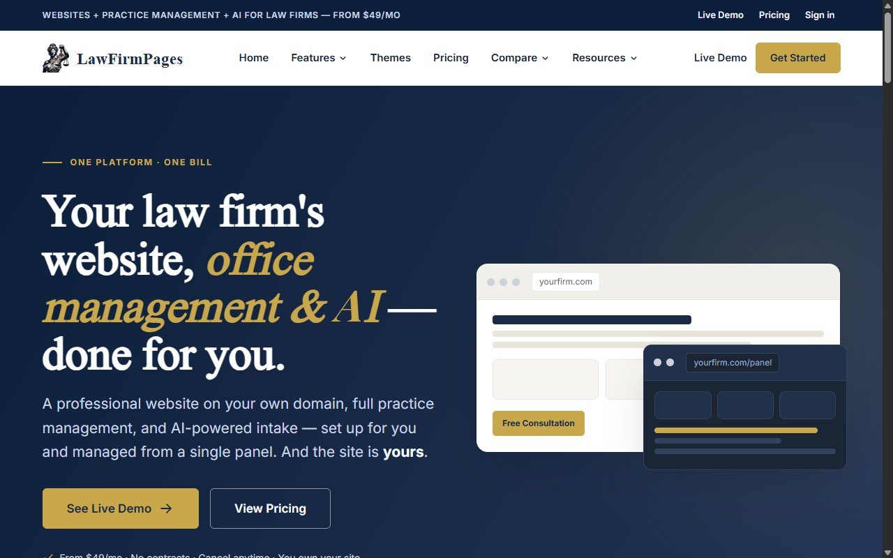 LawFirmPages — Hukuk Bürosu Web Sitesi ve Yönetim Platformu