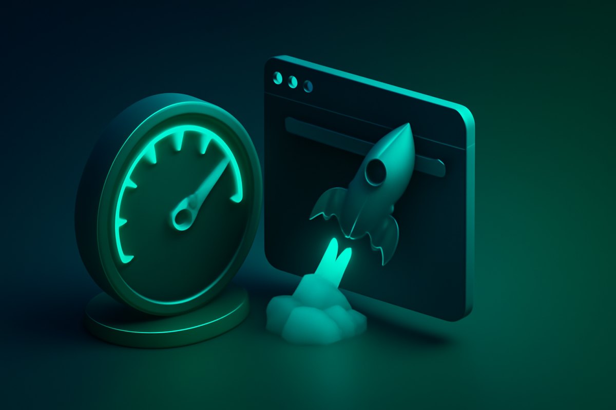 Web Sitesi Hızlandırma — Sayfa Yüklenmesi 1 Saniyenin Altında